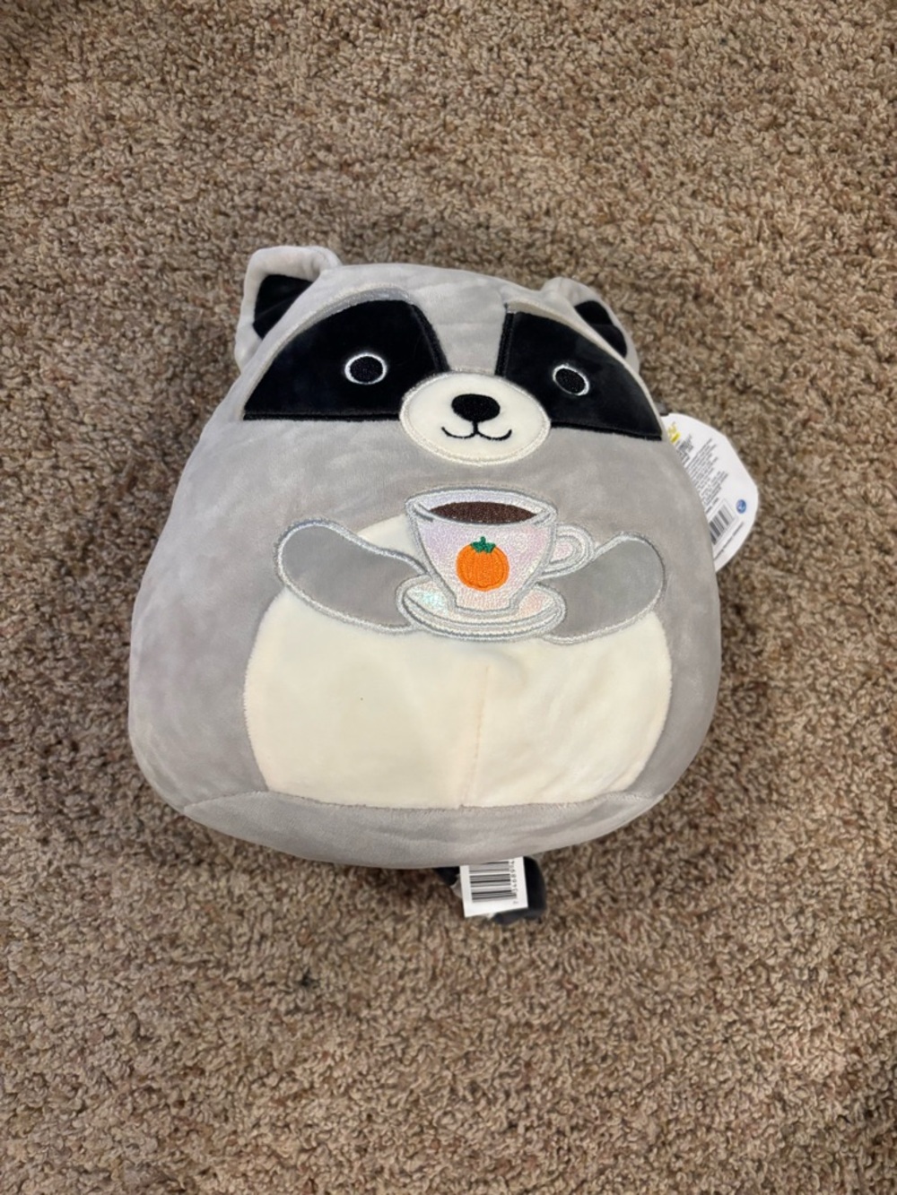 8 in NWT Rocky the Racoon Squishmallow